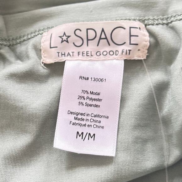 New L*SPACE Balboa Bodycon Mini dress Mint Green Stretchy Jersey Knit Sz M - Picture 7 of 14